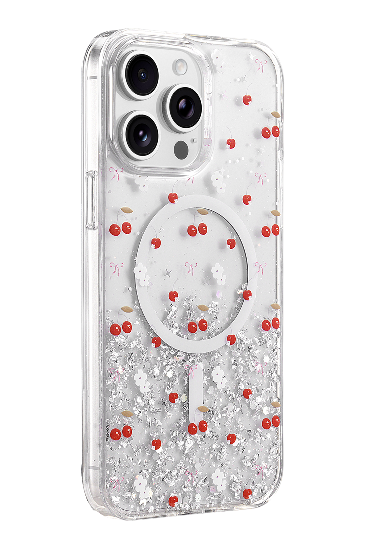 Onegif Apple iPhone 15 Pro Max Misk Simli Magsafe Kapak - Desen 5 3