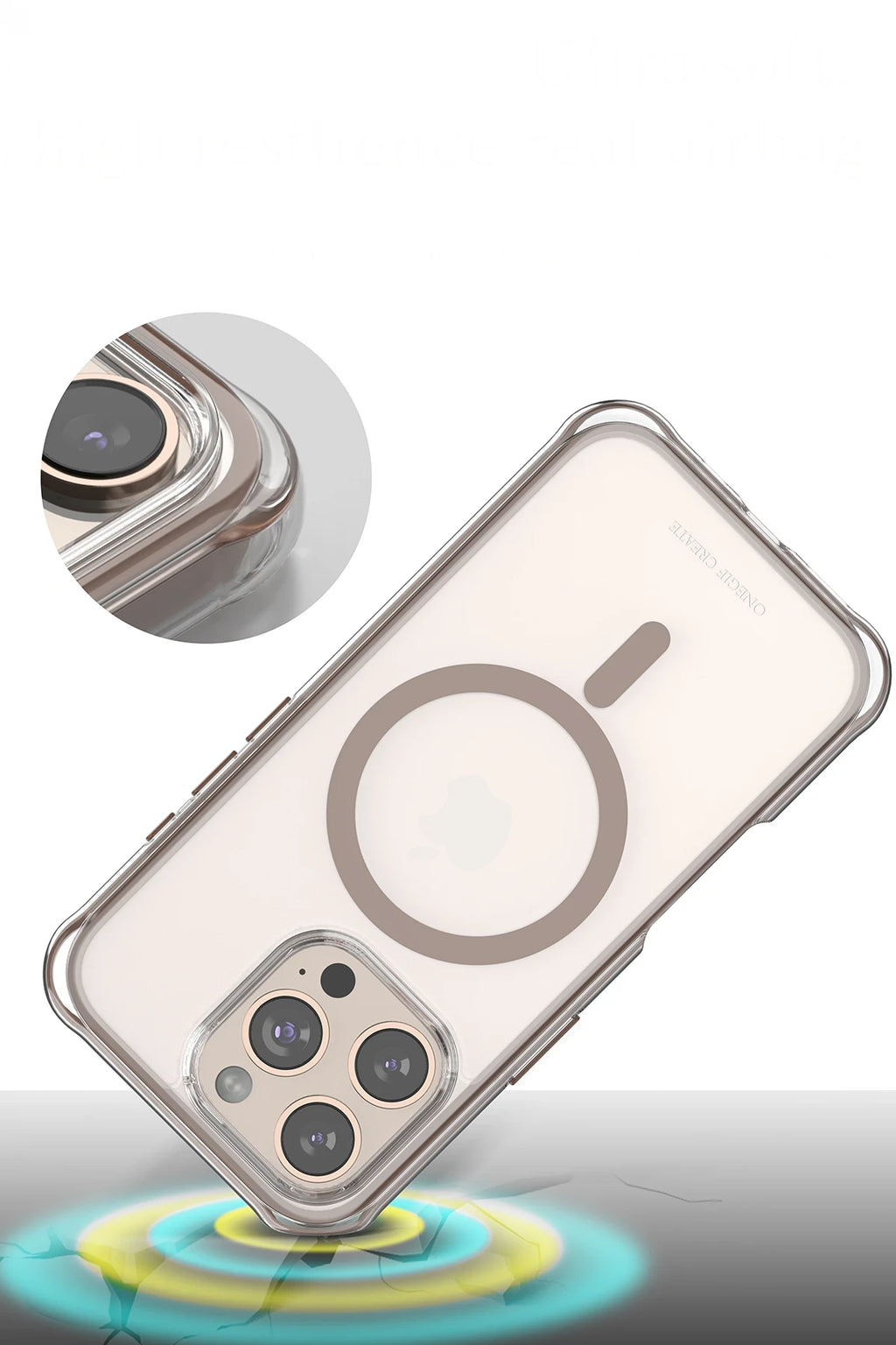 Onegif Apple iPhone 16 Pro Max Hulk Magsafe Kapak - Siyah 3