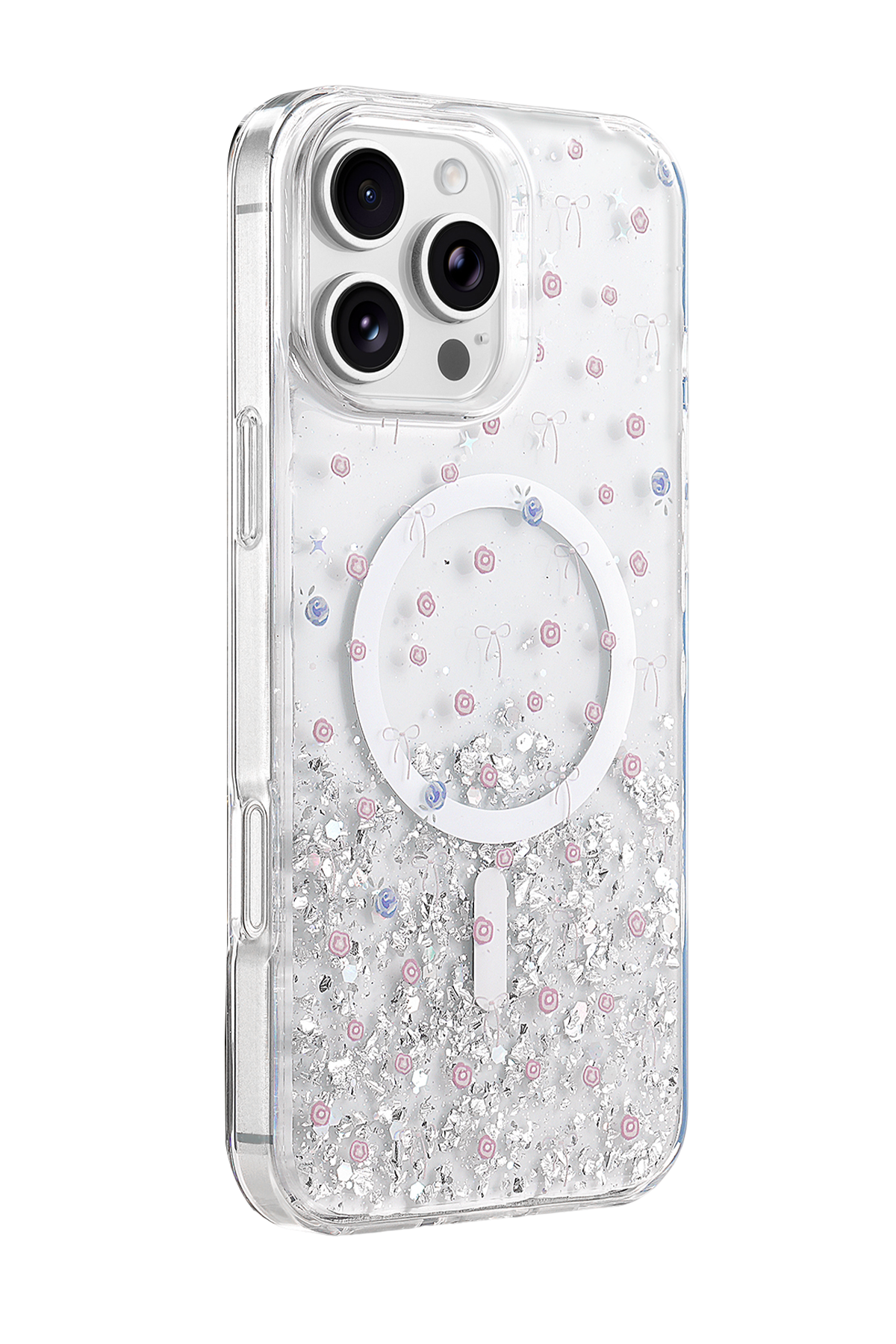 Onegif Apple iPhone 16 Pro Max Misk Simli Magsafe Kapak - Desen 1 3