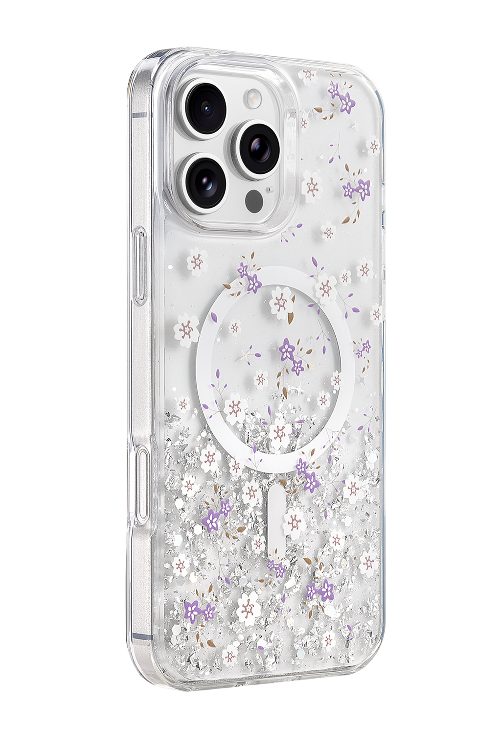 Onegif Apple iPhone 16 Pro Max Misk Simli Magsafe Kapak - Desen 2 3
