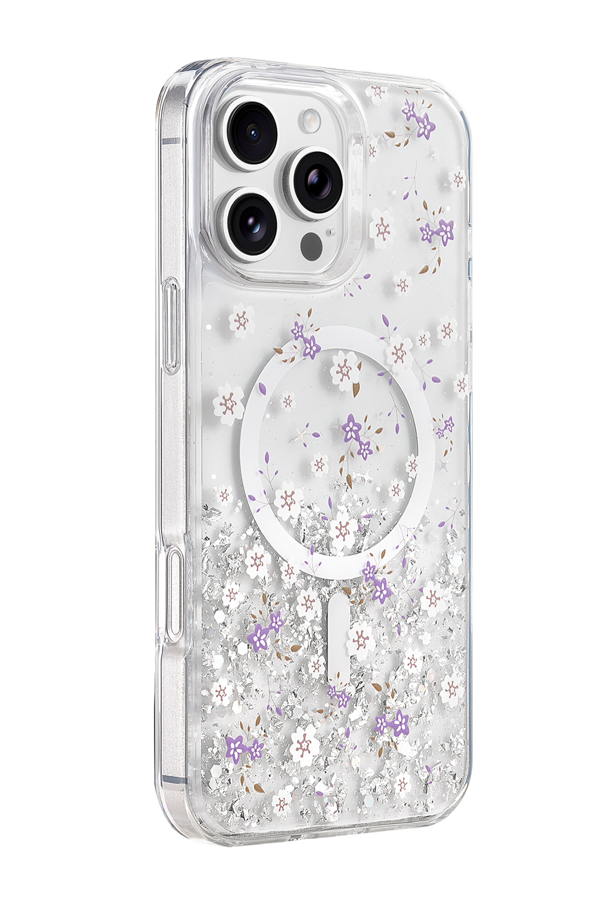 Onegif Apple iPhone 16 Pro Max Misk Simli Magsafe Kapak - Desen 2 3