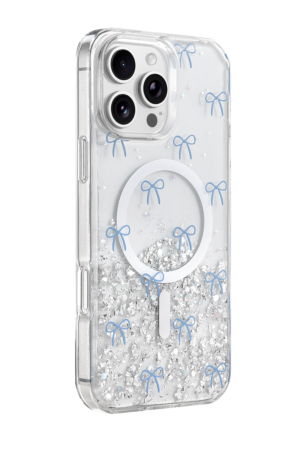 Onegif Apple iPhone 16 Pro Max Misk Simli Magsafe Kapak - Desen 3 3