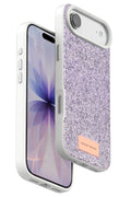 Onegif Apple iPhone 17 Air Bright Simli Kapak - Lila 1