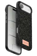 Onegif Apple iPhone 17 Air Bright Simli Kapak - Siyah 1