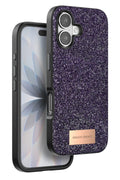 Onegif Apple iPhone 17 Bright Simli Kapak - Derin Mor 1