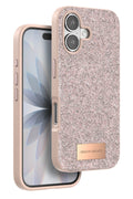 Onegif Apple iPhone 17 Bright Simli Kapak - Pembe 1