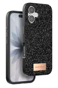Onegif Apple iPhone 17 Bright Simli Kapak - Siyah 1