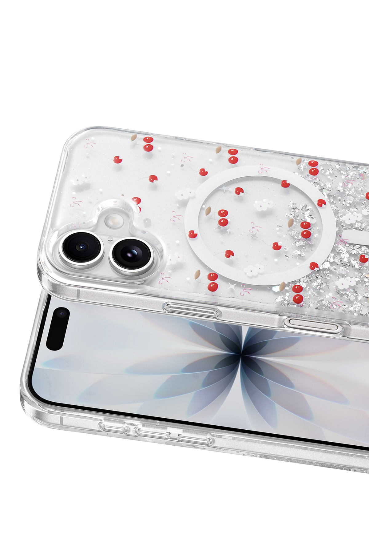 Onegif Apple iPhone 17 Misk Simli Magsafe Kapak - Desen 5 2