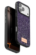 Onegif Apple iPhone 17 Pro Bright Simli Kapak - Derin Mor 1