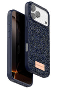 Onegif Apple iPhone 17 Pro Max Bright Simli Kapak - Mavi 1