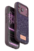 Onegif Apple iPhone 18 Pro Max Bright Simli Kapak - Bordo 1