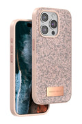 Onegif Apple iPhone 14 Pro Bright Simli Kapak - Pembe 1