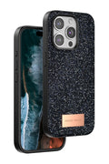 Onegif Apple iPhone 15 Pro Bright Simli Kapak - Siyah 1
