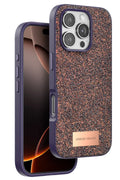 Onegif Apple iPhone 16 Pro Max Bright Simli Kapak - Derin Mor 1