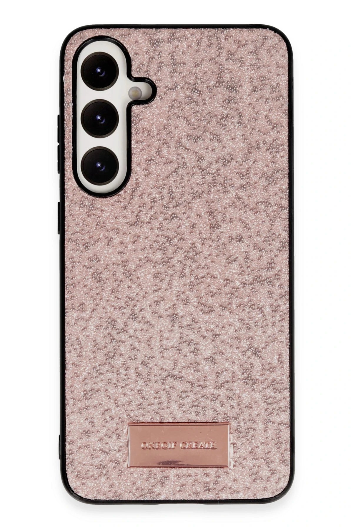 Onegif Samsung Galaxy A05S Bright Simli Kapak - Pembe 1