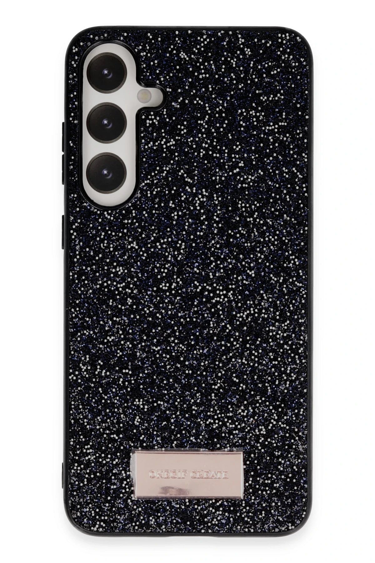 Onegif Samsung Galaxy A05S Bright Simli Kapak - Siyah 1