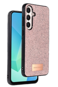 Onegif Samsung Galaxy A36 Bright Simli Kapak - Pembe 1