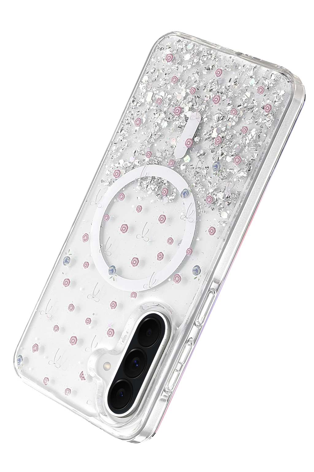 Onegif Samsung Galaxy A56 Misk Simli Magsafe Kapak - Desen 1 3