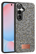 Onegif Samsung Galaxy S24 Bright Simli Kapak - Gold 1