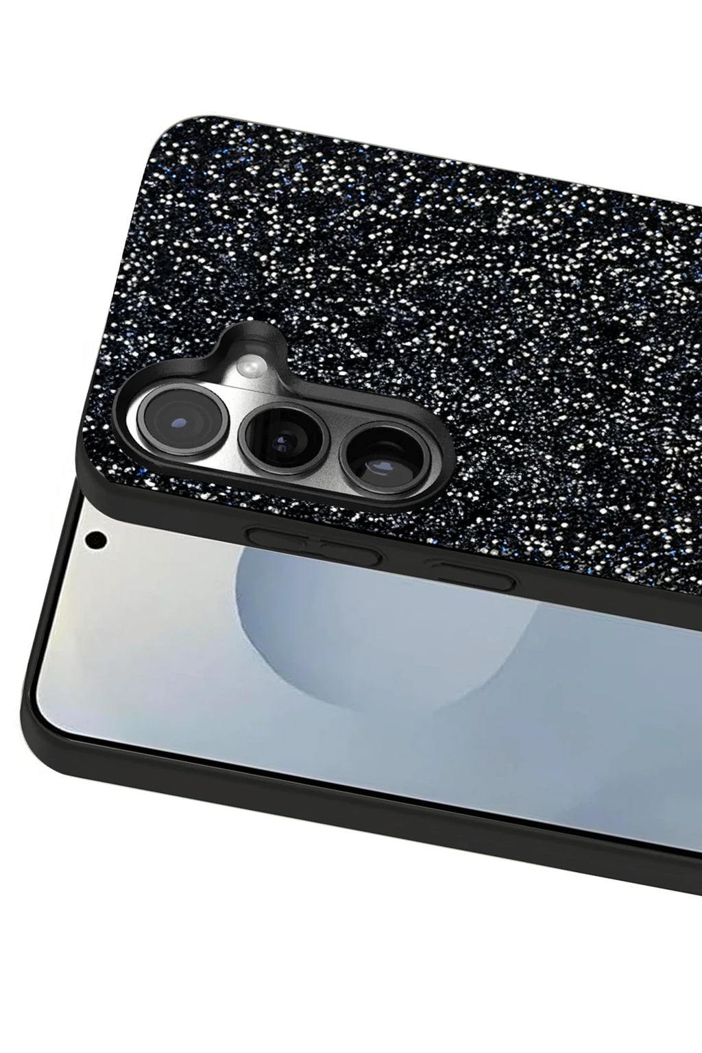 Onegif Samsung Galaxy S25 Plus Bright Simli Kapak - Siyah 2