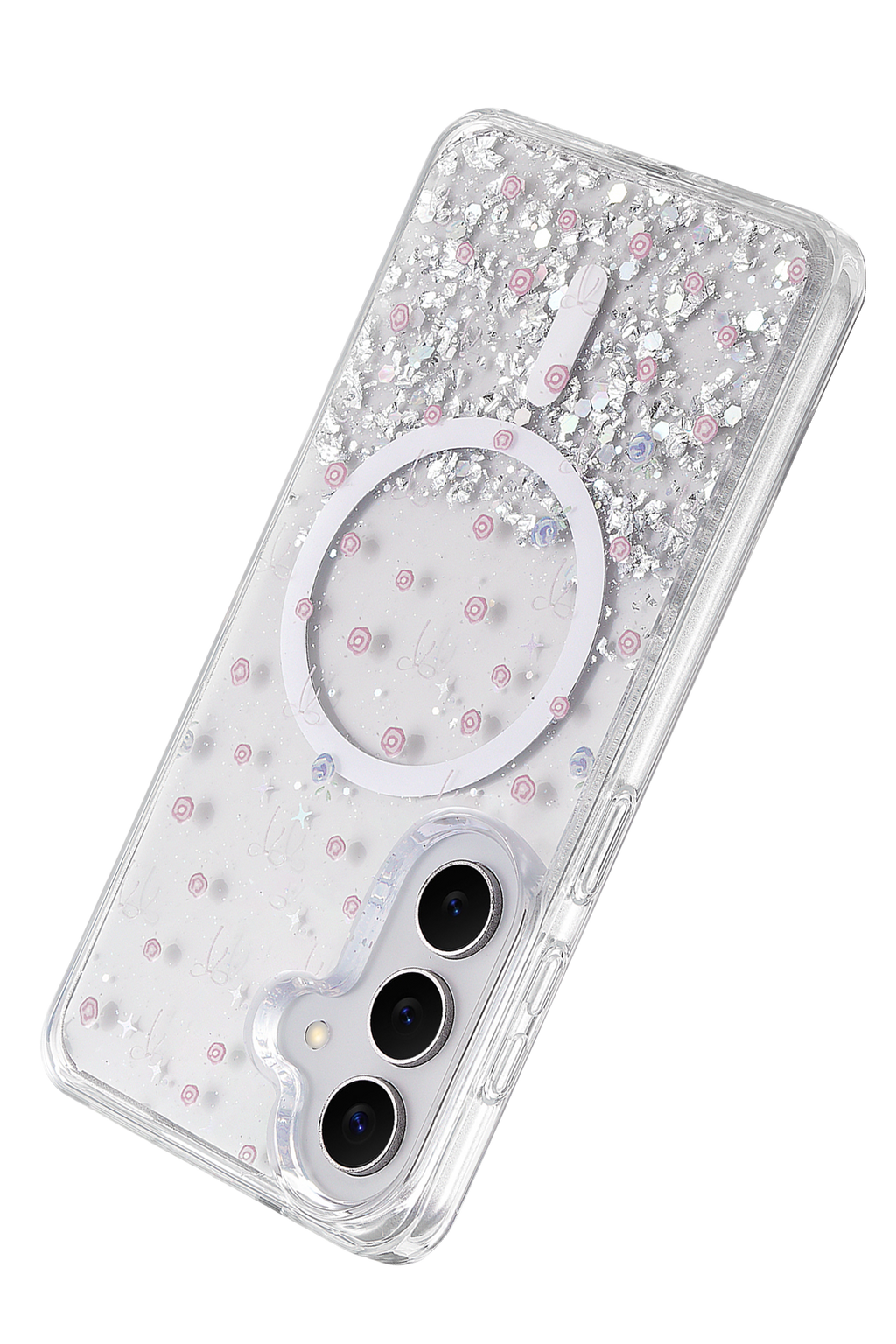Onegif Samsung Galaxy S26 Misk Simli Magsafe Kapak - Desen 1 3