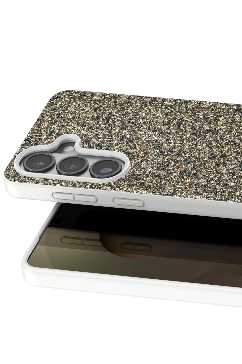 Onegif Samsung Galaxy S26 Plus Bright Simli Kapak - Gold 2