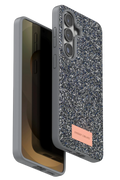 Onegif Samsung Galaxy S26 Plus Bright Simli Kapak - Gümüş 1