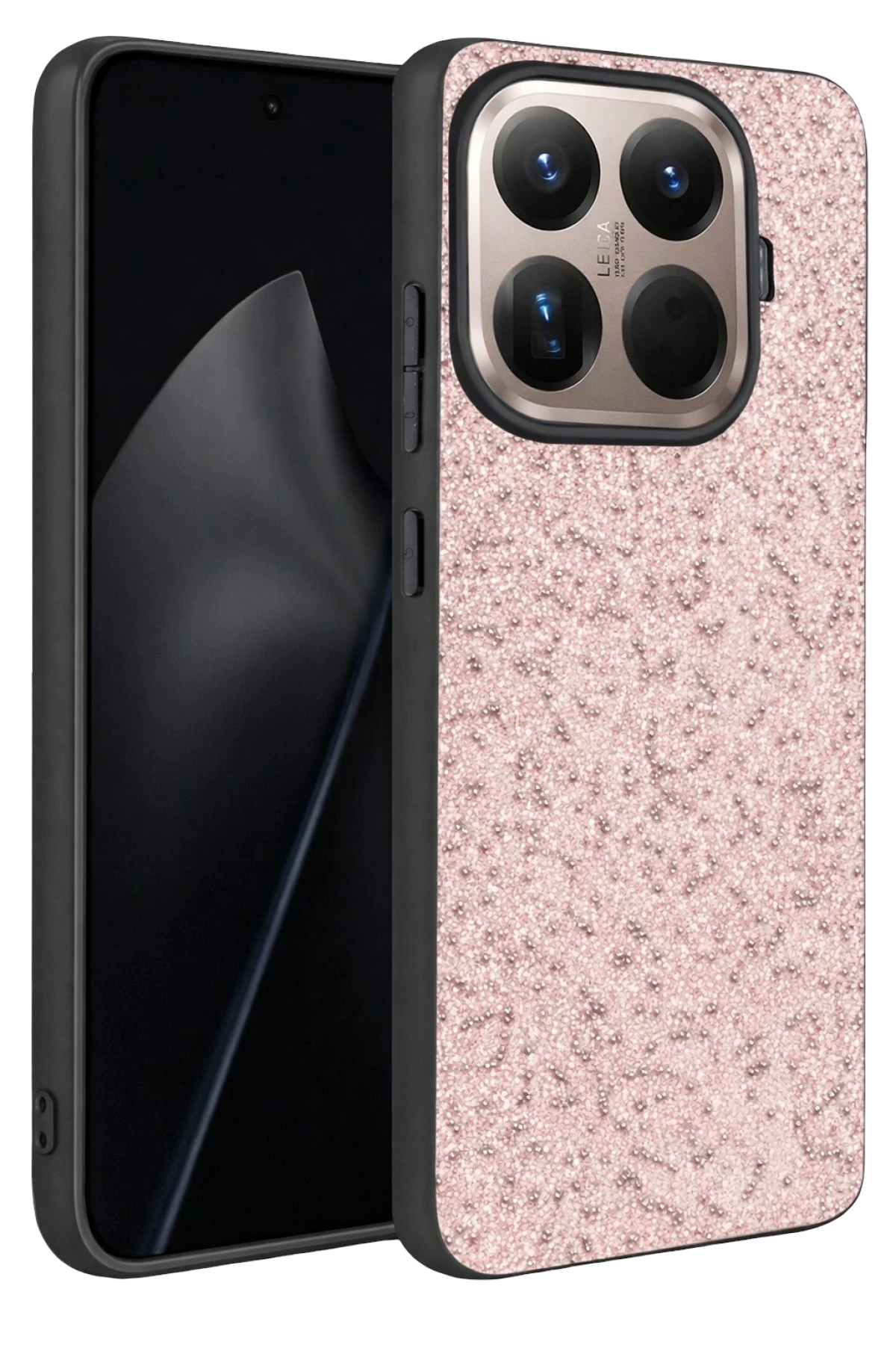 Onegif Xiaomi Mi 15T Pro Bright Simli Kapak - Pembe 1