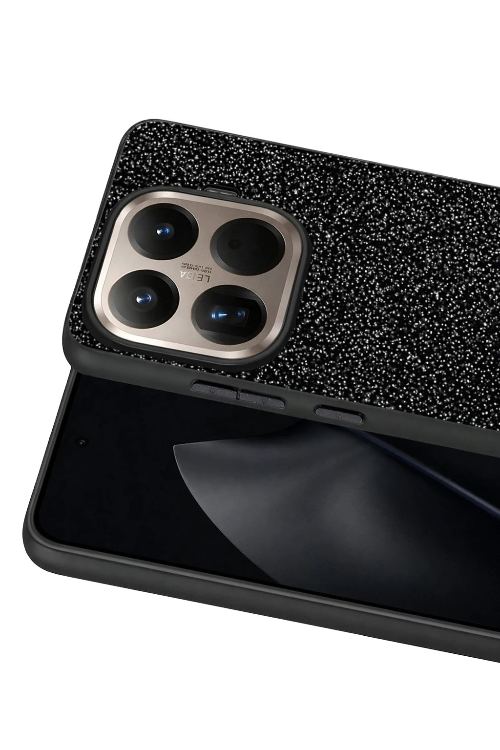 Onegif Xiaomi Mi 15T Pro Bright Simli Kapak - Siyah 2