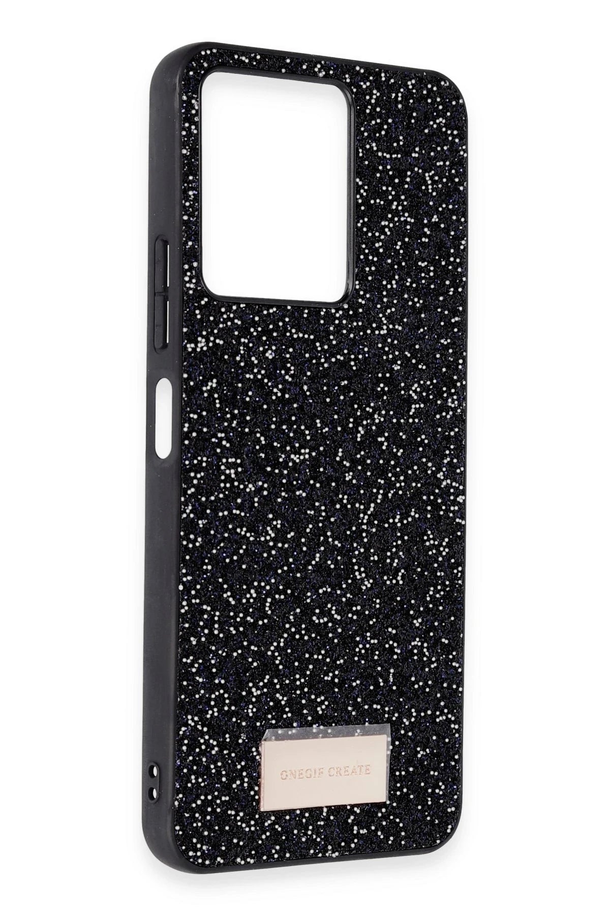 Onegif Xiaomi Redmi 13C Bright Simli Kapak - Gümüş 2
