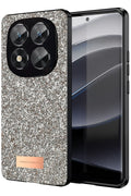 Onegif Xiaomi Redmi Note 14 Pro 5G Bright Simli Kapak - Gold 1