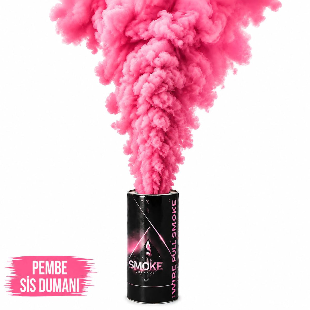 Pembe Renk Sis Pembe Duman 1 Adet (5538) 1