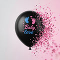 Pembe Konfetili Cinsiyet Balonu 1