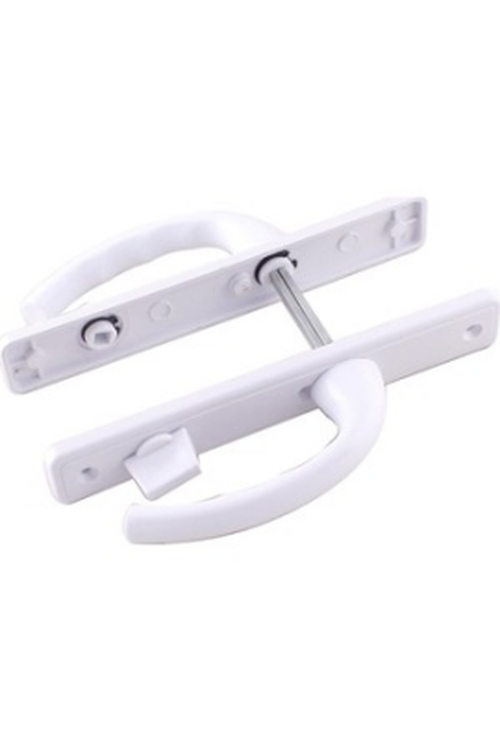 POŞETLİ BANYO-WC - KİLİTLİ BEYAZ PVC KAPI KOLU (5538) 1