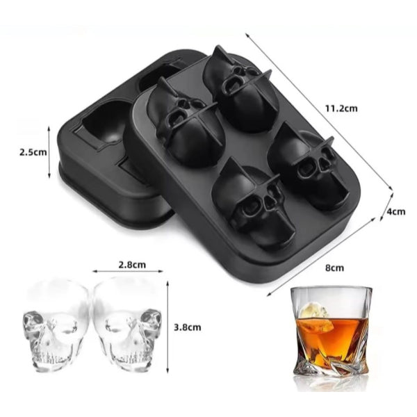 Kuru Kafa Şekilli Silikon Buz Kalıbı 4
