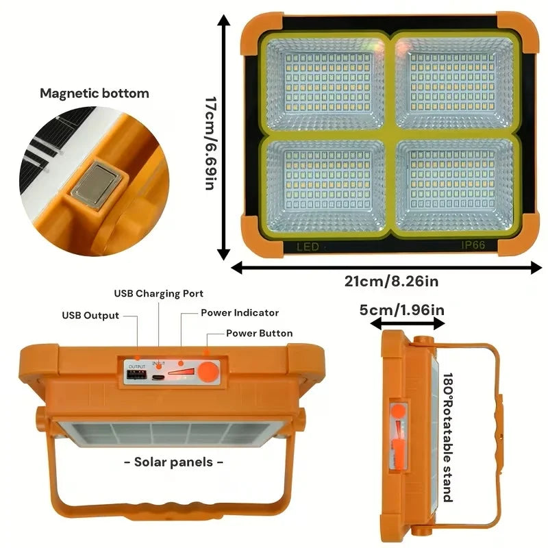 ProKAMA Ledli Solar Projektör 100W BK-100W (5538) 5