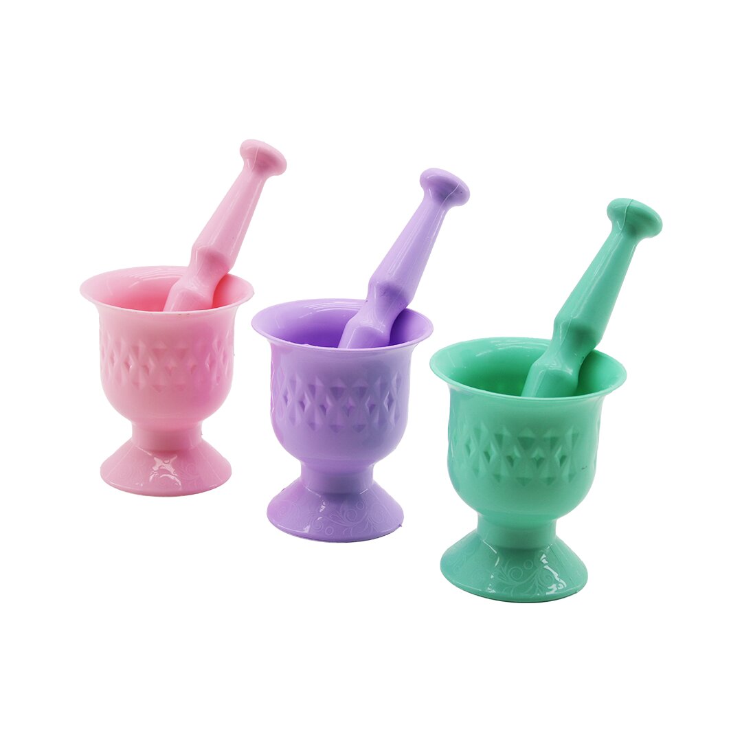 RENKLİ PLASTİK HAVAN - MORTAR SARIMSAK DÖVECEK (5538) 1
