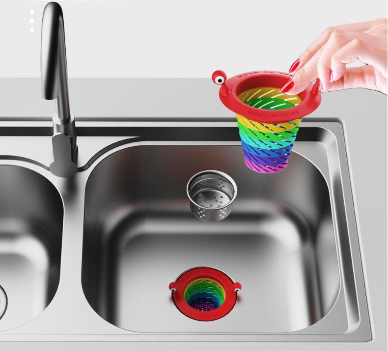Renkli 6 Kademeli Lavabo Süzgeci 1