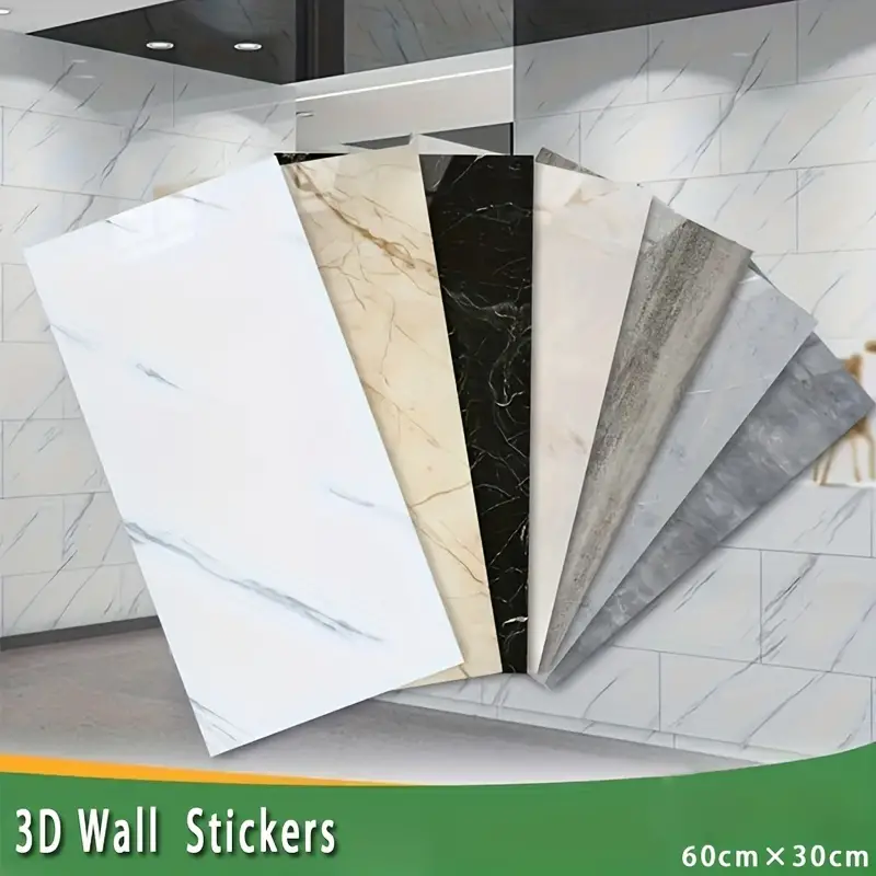 Sarı Mermer Desenli Alüminyum Plastik Duvar Stickerı 4