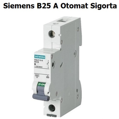 SIEMENS B25 SİGORTA (5538) 1