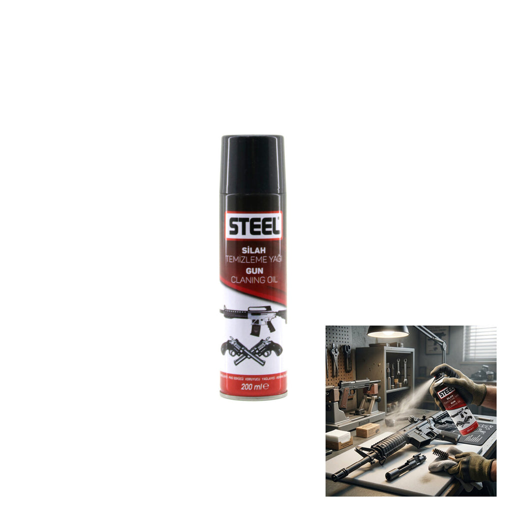 SİLAH TEMİZLEME YAĞI - SPREY 200ML (5538) 1