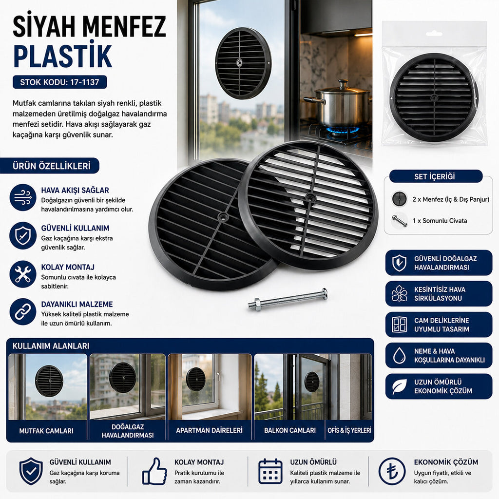 SİYAH MENFEZ PLASTİK (5538) 3