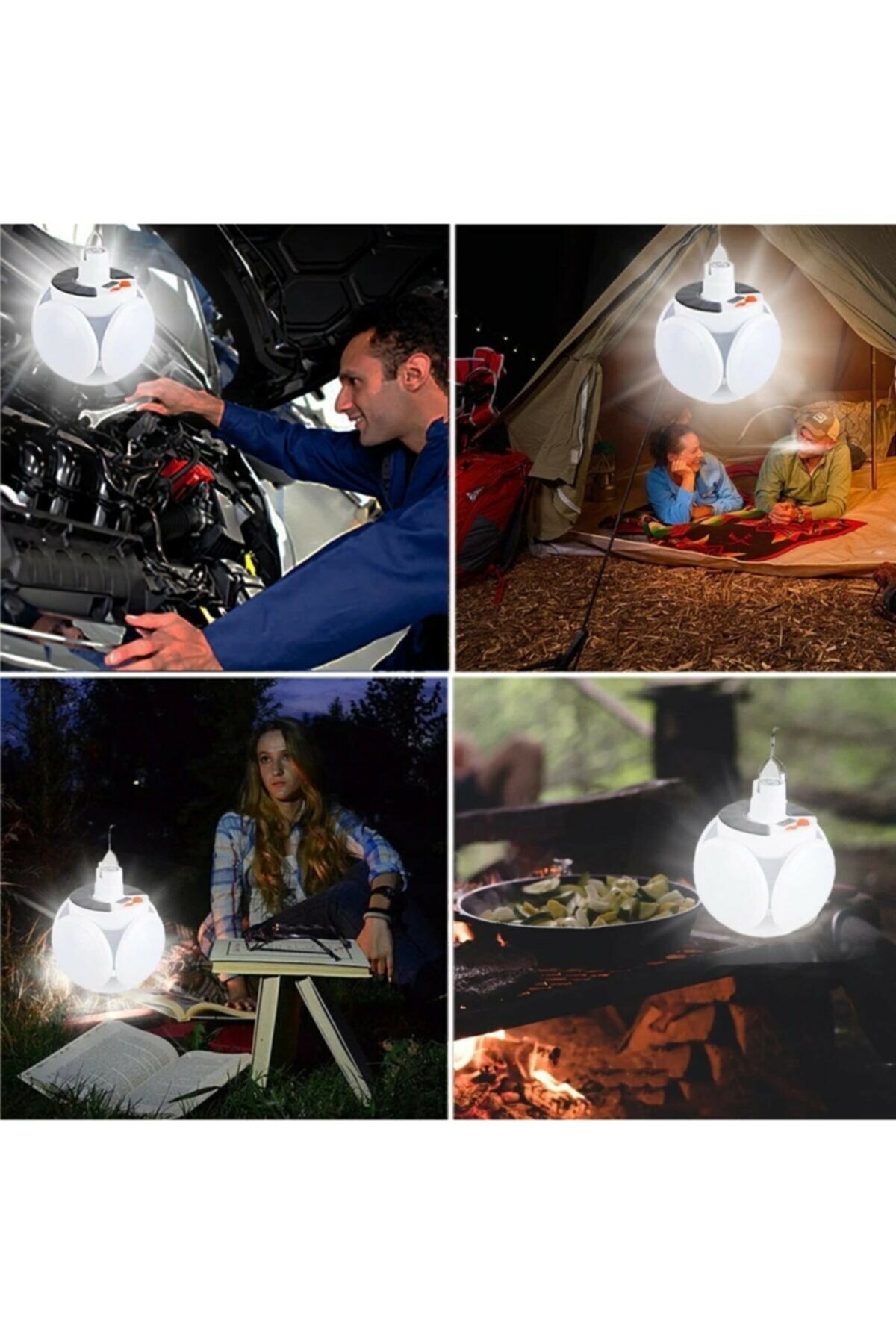 Solar 5 Kanatlı Kamp Lambası 2