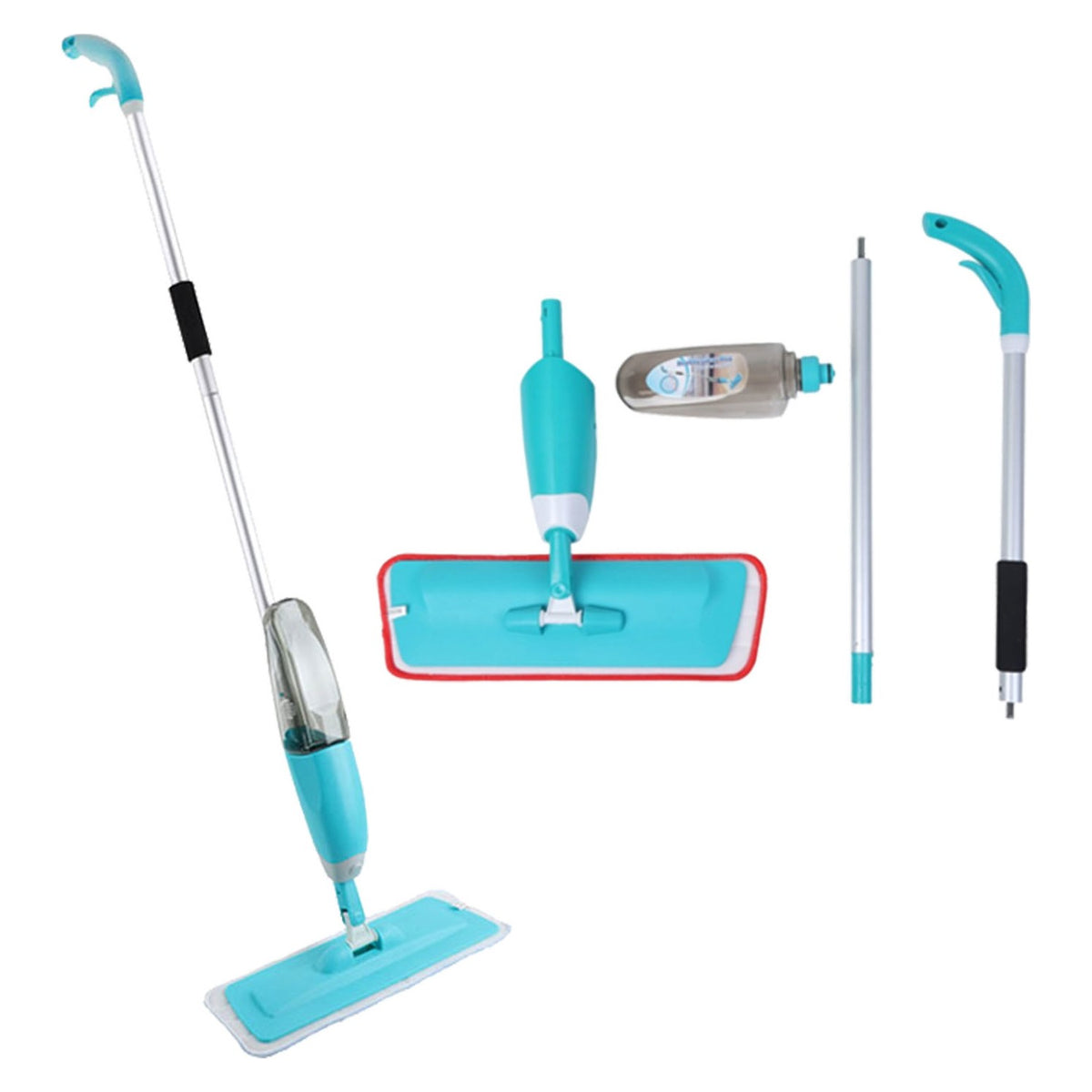 Sprey Mop Temizlik Seti 1 Yedek Mop Bez (5538) 2