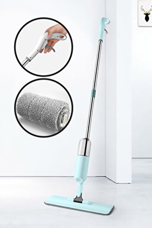 Sprey Mop Temizlik Seti 1 Yedek Mop Bez (5538) 3
