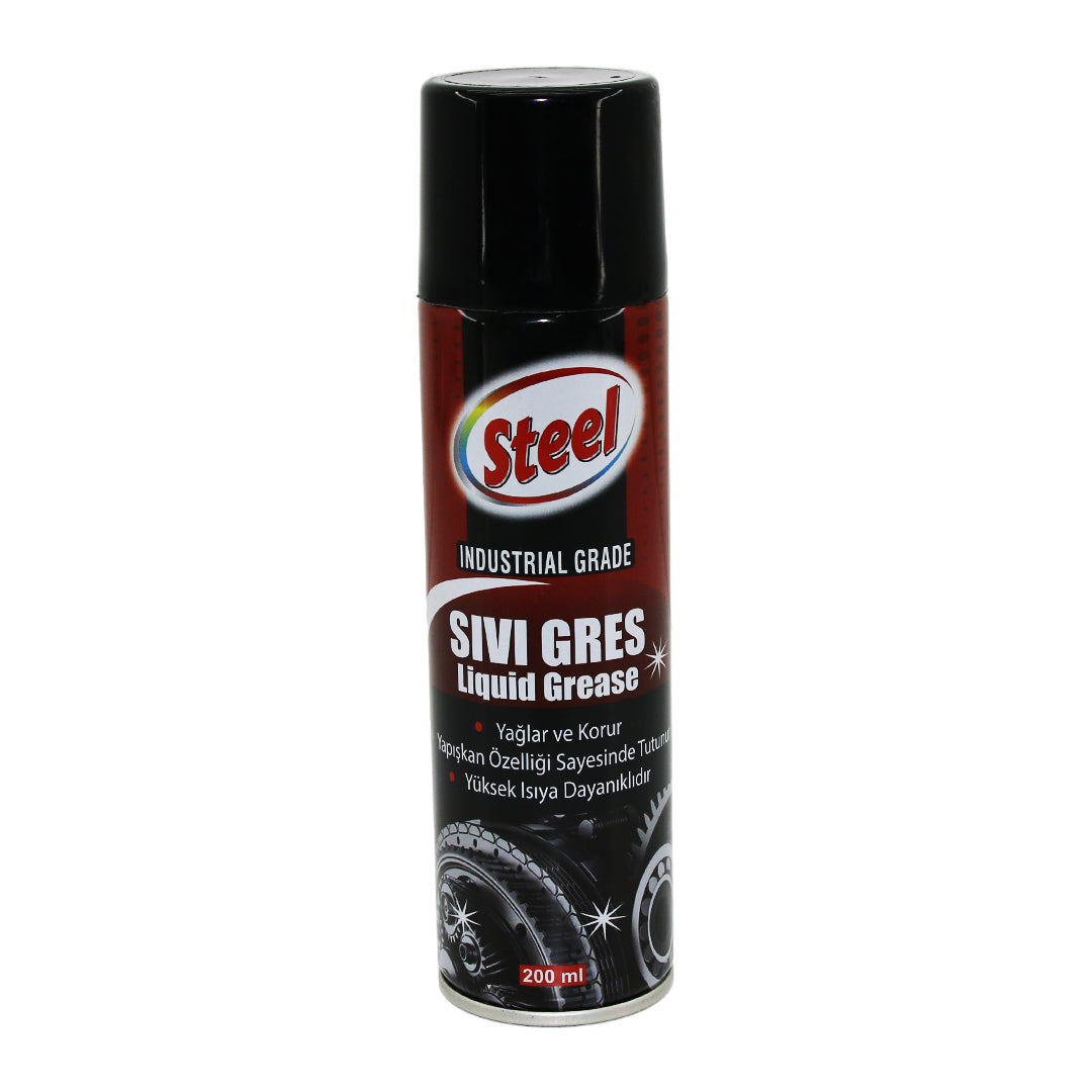 STEEL ST-1304 SIVI GRES SPREY 200ML YAĞLAR - KORUR - ISIYA DAYANIKLI (5538) 1