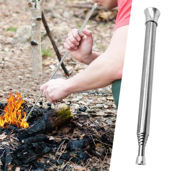 Teleskopik Ateş Başlatıcı Outdoor Üfleme Borusu 63 Cm (5538) 1