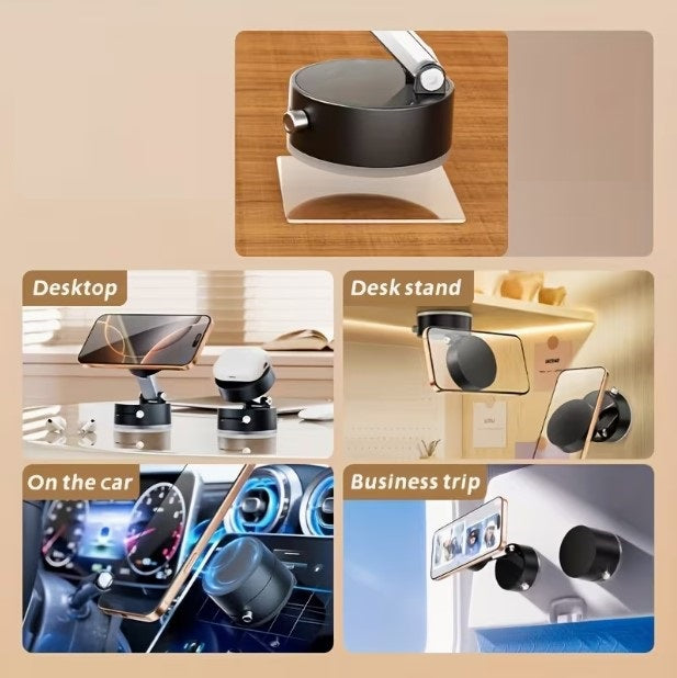 Mıknatıslı Katlanabilir Telefon Tutucu - Torpido ve Cam Uyumlu 3