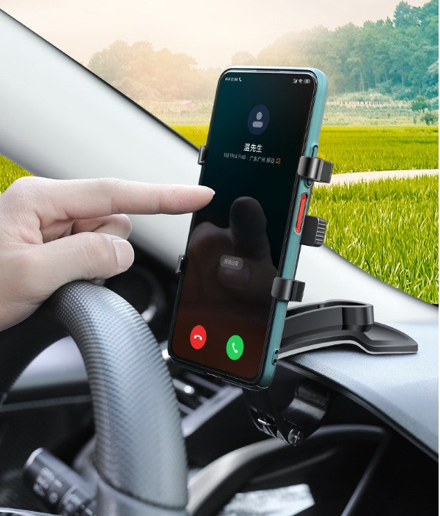 Araba Gösterge Üstüne Takılan 360 Oynar Başlıklı Telefon Tutucu 1