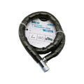 TÜP ANAHTARLI METAL KAFA ÇELİK MOTOR - BİSİKLET KİLİT SİLİNDİRİK SPİRAL KİLİT SİYAH KILIF 22MM X 100CM (5538) 1